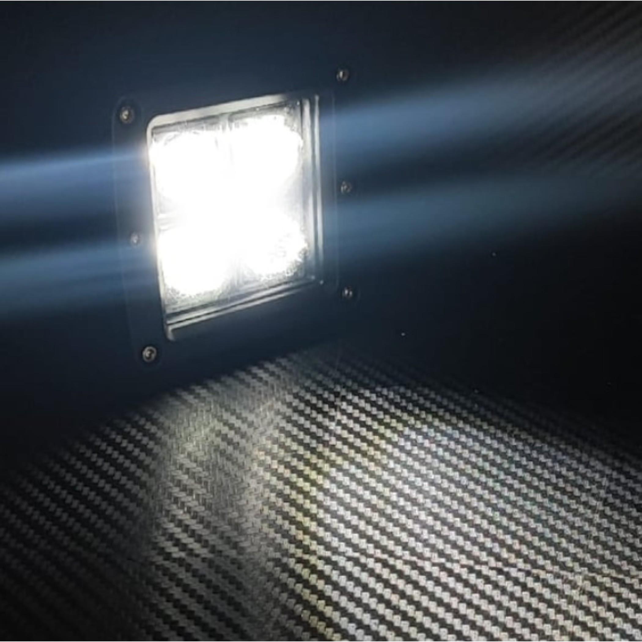 LED BAR ÇİFT SIRA ÇALIŞMA LAMBASI KARE 36W - 8cm  