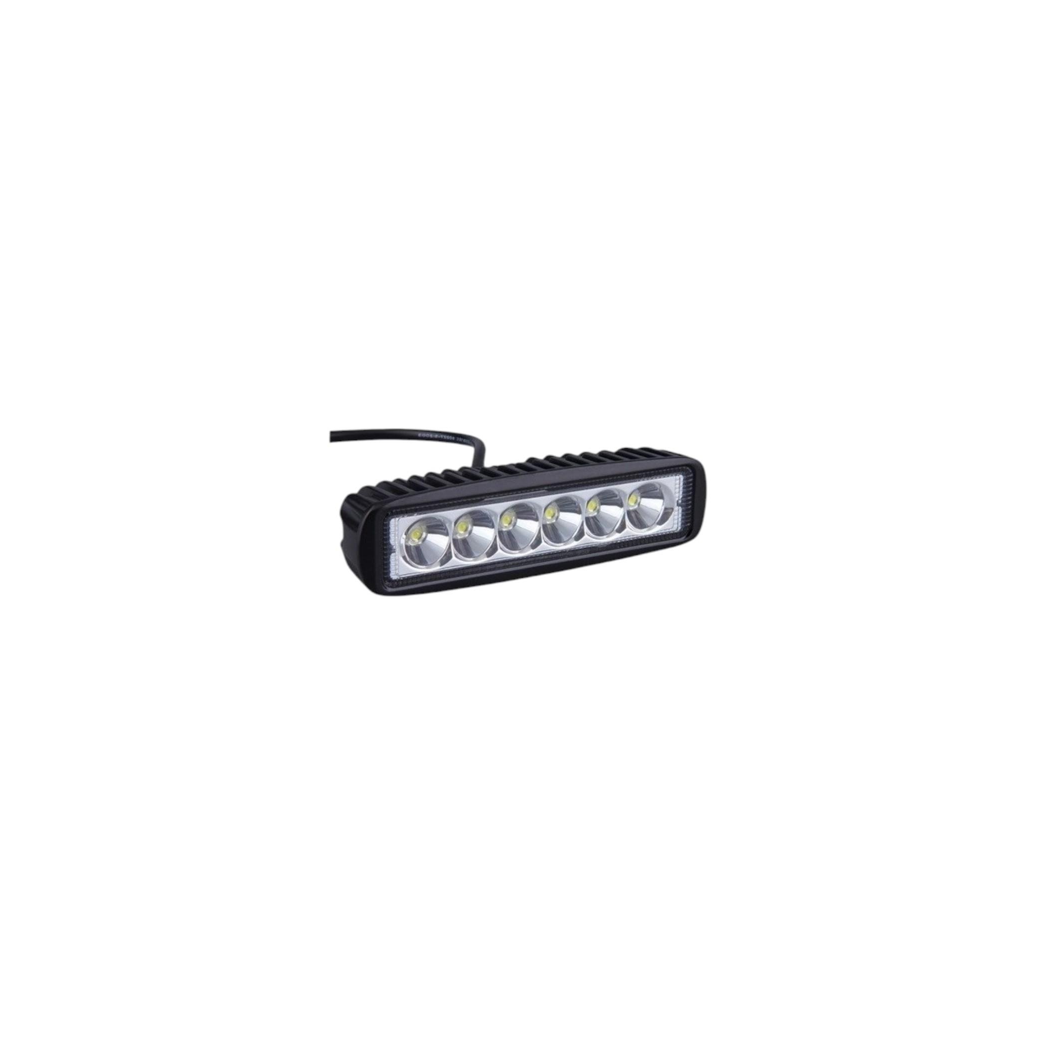 LED DİKDÖRGEN 6 LEDLİ ÇALIŞMA LAMBASI 18W - 14cm  