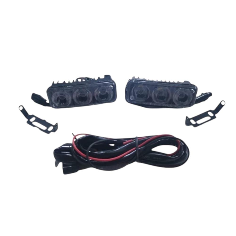 LED GÜNDÜZ FARI 3 LEDLİ METAL KASA - 9cm