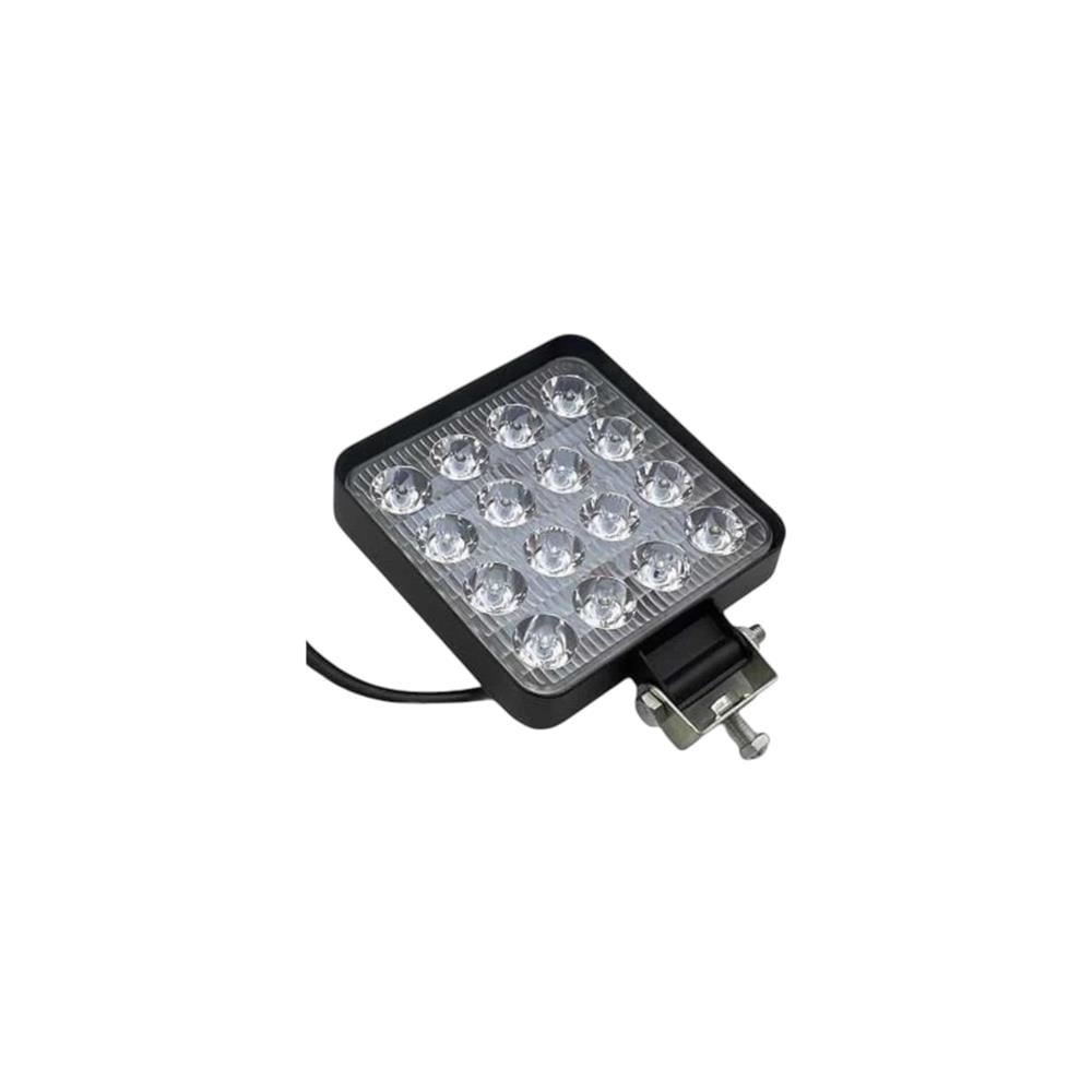 LED KARE 16 LEDLİ ÇALIŞMA LAMBASI 48W - 10,5cm  