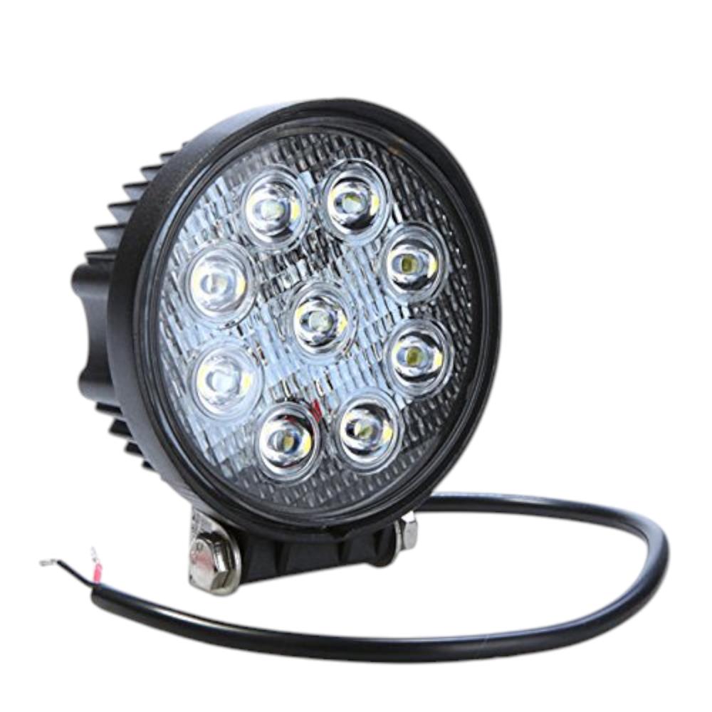 LED YUVARLAK 9 LEDLİ ÇALIŞMA LAMBASI 27W -11,5cm  