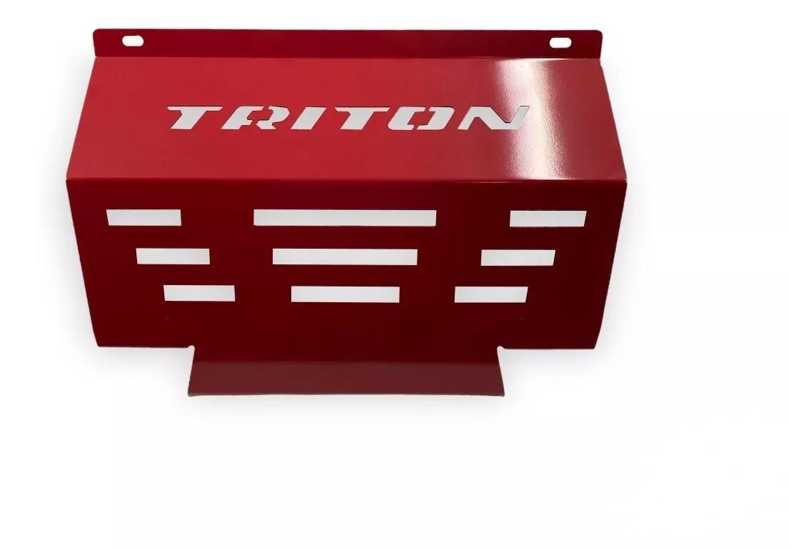 MOTOR ALT KORUMA TRITON YAZILI KIRMIZI MITSUBISHI L200