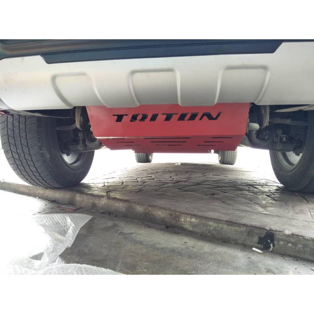 MOTOR ALT KORUMA TRITON YAZILI KIRMIZI MITSUBISHI L200