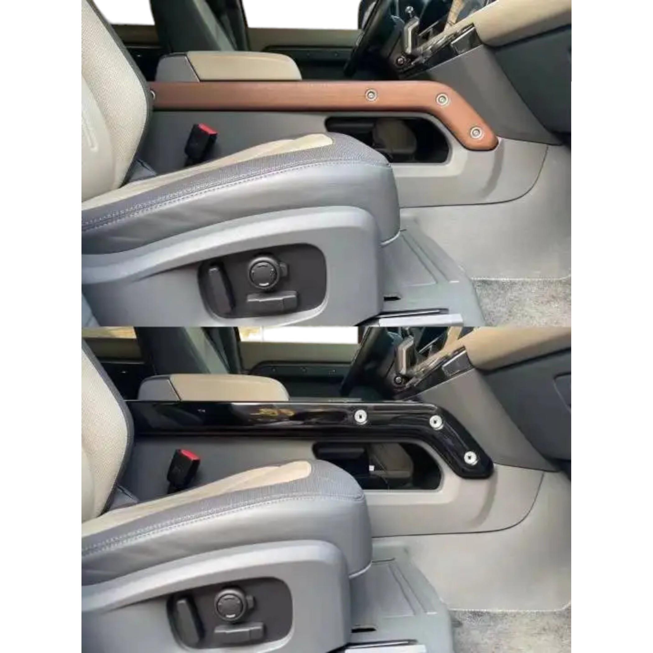 NEW DEFENDER İÇ TRİM KAPLAMA SETİ PİYANO BLACK PARLAK SİYAH
