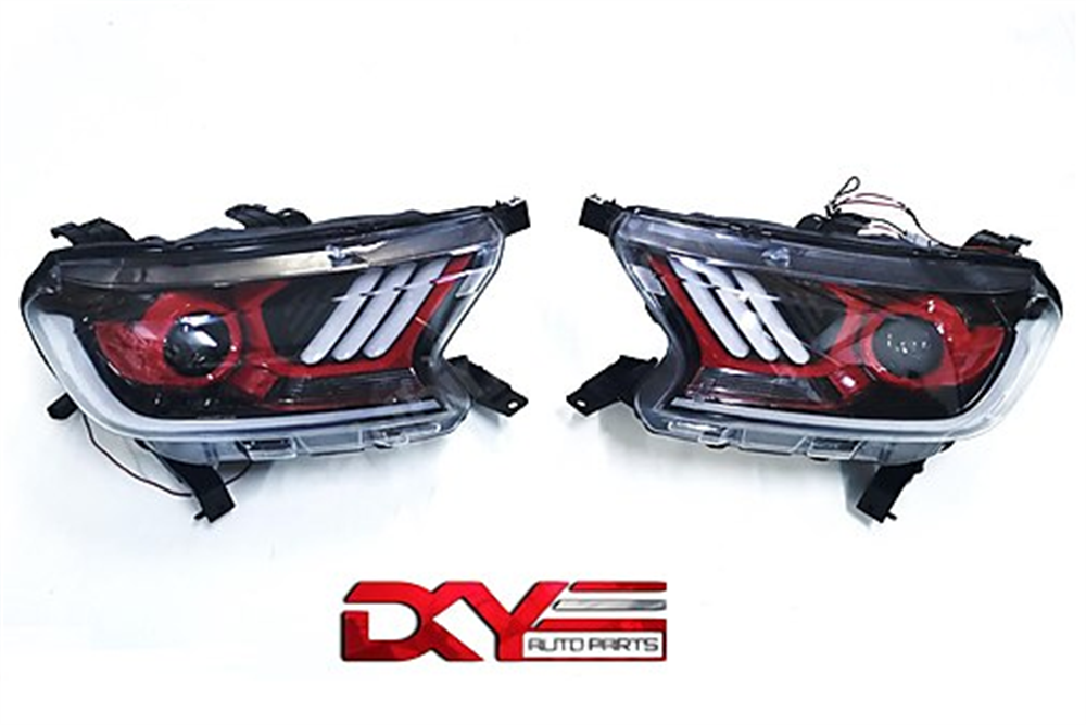 ÖN FAR SAĞ (KIRMIZI) MUSTANG TİP FORD RANGER 2016>