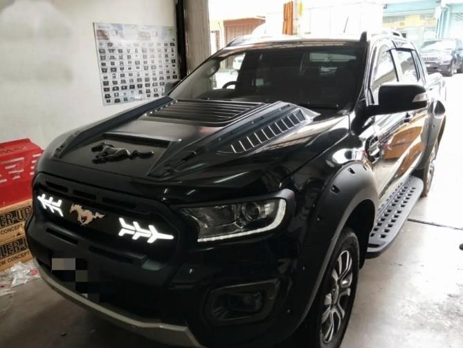 ÖN PANJUR RAPTOR MODEL SİYAH LEDLİ FORD RANGER T8