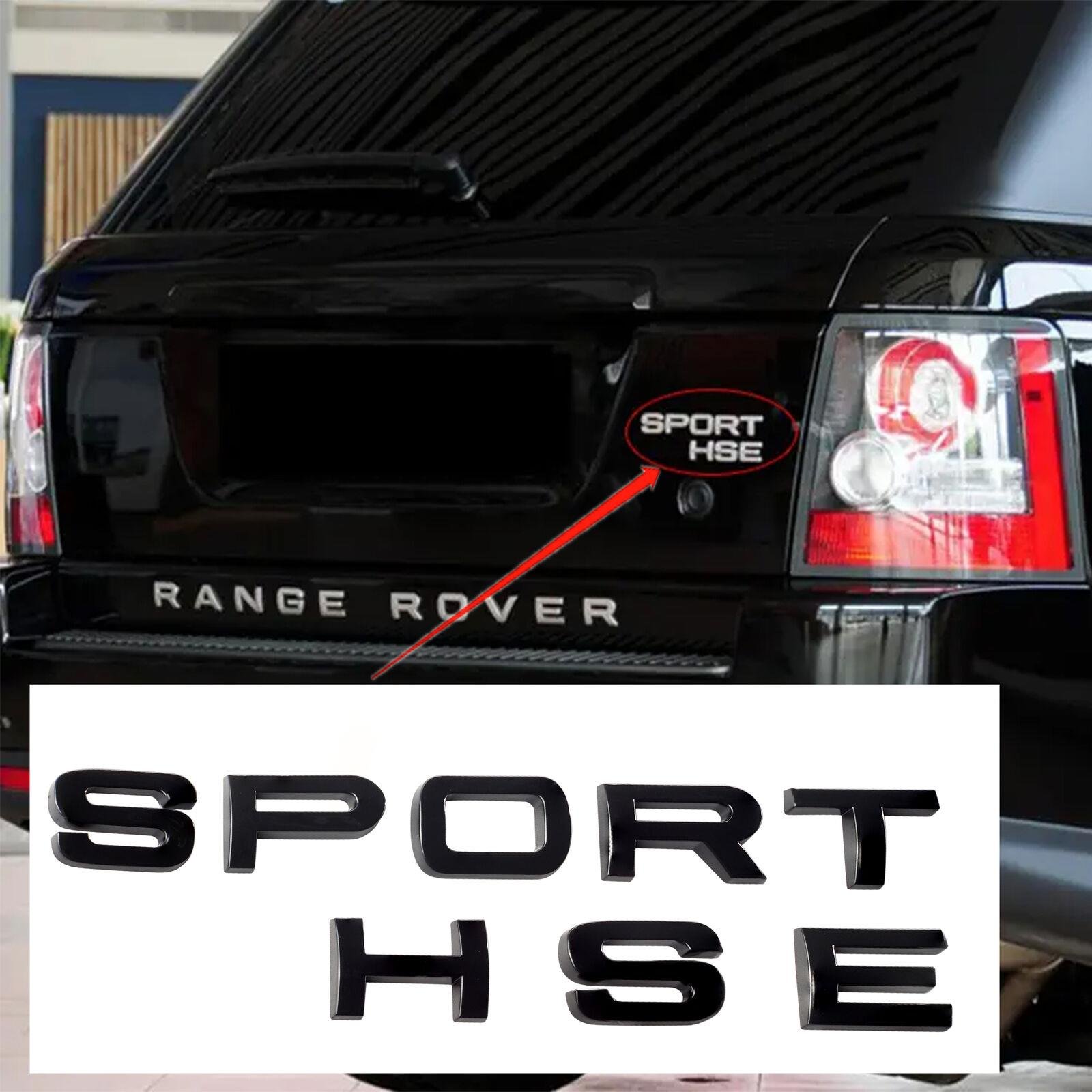 RANGE ROVER ARKA PARLAK SİYAH SPORT HSE YAZI