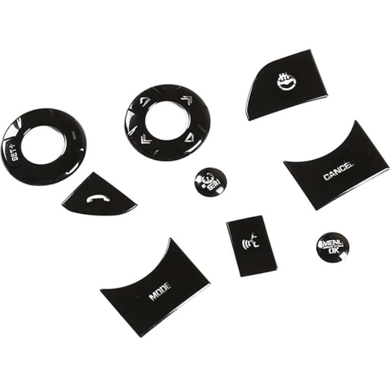 RANGE ROVER VOGUE DİREKSİYON TUŞ KAPLAMA SETİ SİYAH - ISITMALI