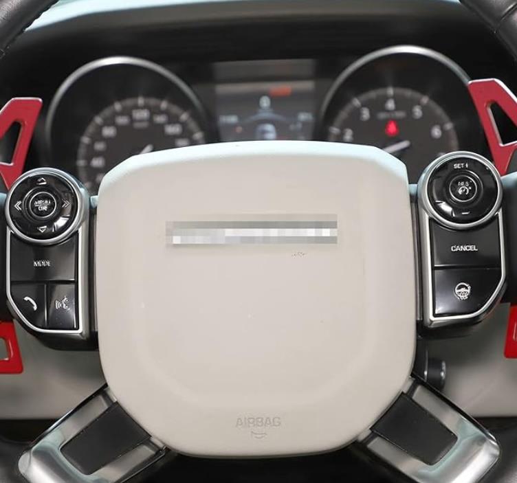 RANGE ROVER VOGUE DİREKSİYON TUŞ KAPLAMA SETİ SİYAH - ISITMALI