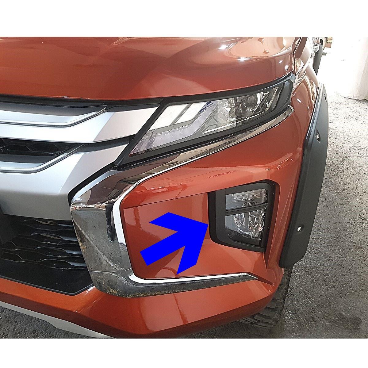 SİS LAMBA ÇERÇEVE SETİ SİYAH MITSUBISHI L200 2019 2020 2021 2022