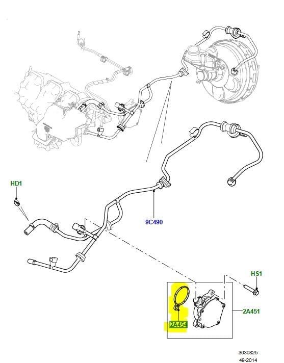 VAKUM POMPA CONTASI LR025602 2.0 R.R.EVOQUE-FREELANDER.2 LR039593