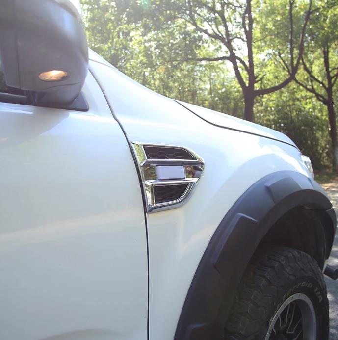 YAN ÇAMURLUK ÇERÇEVE SETİ KROM FORD RANGER T7