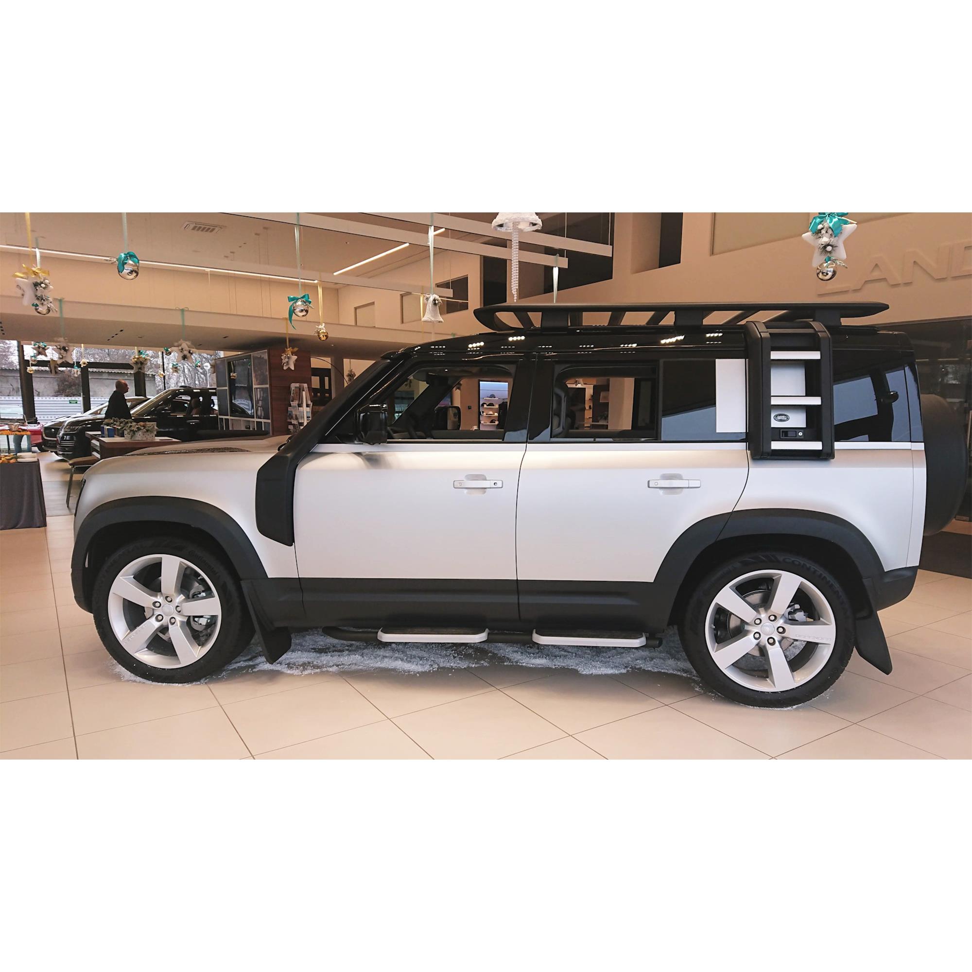 YENİ DEFENDER 110 MODEL YAN BASAMAK SETİ GRİ 2021-2021 VPLEP0392