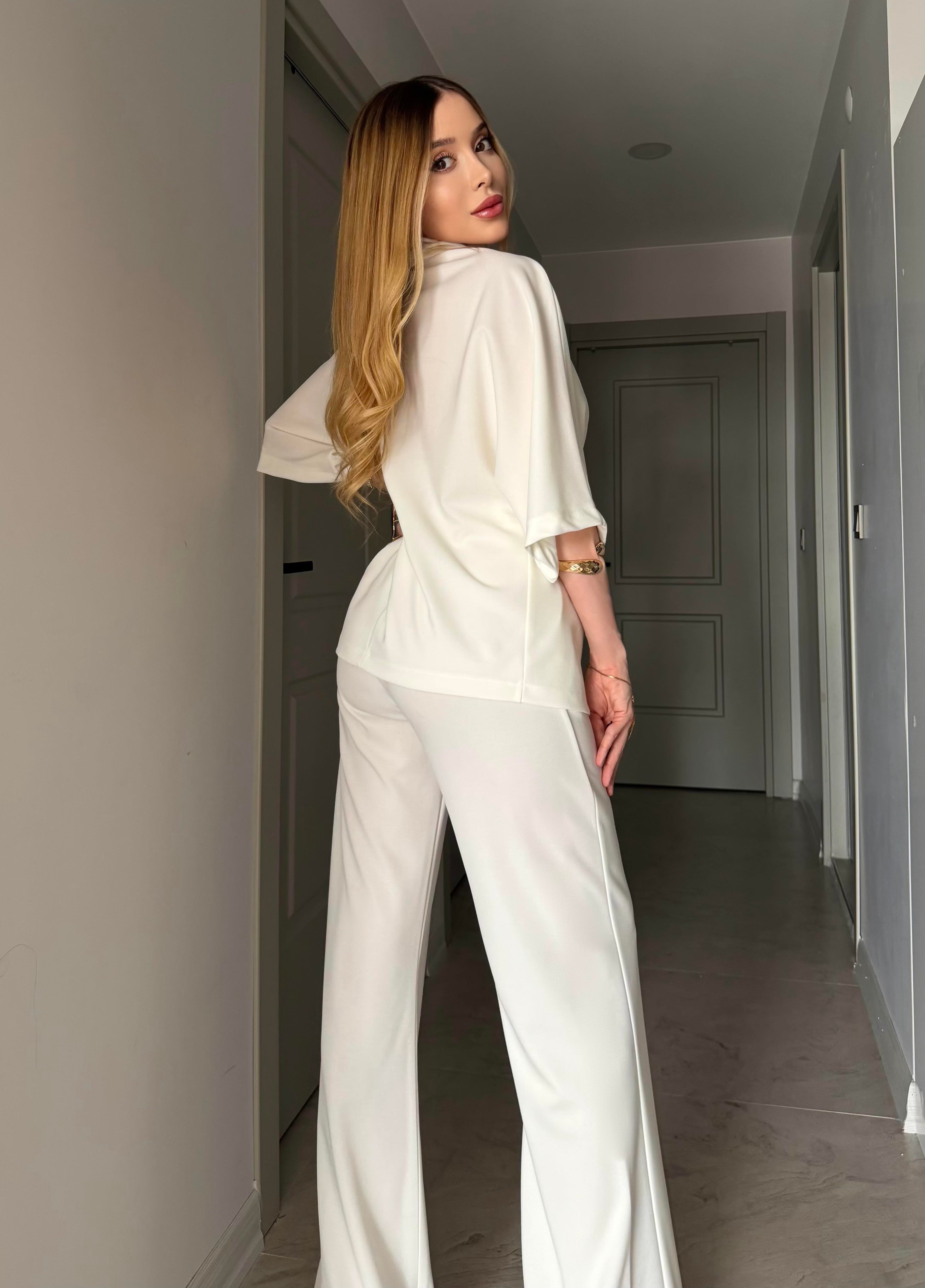 Chic Drape Gold Chain Elegance Takım