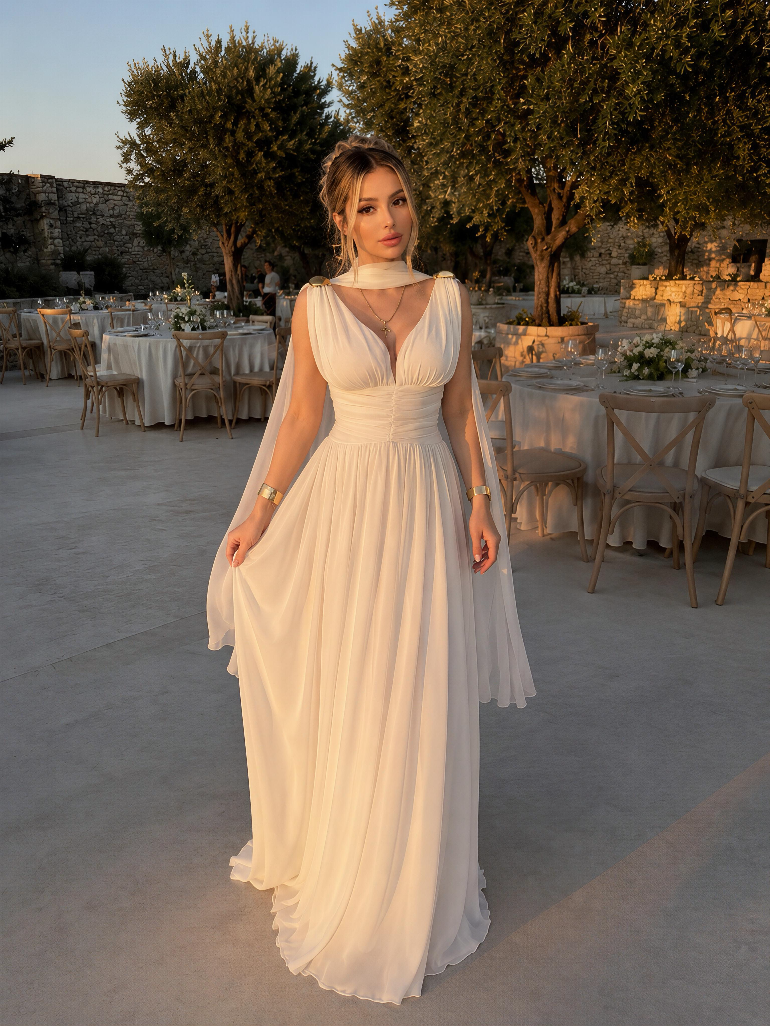 Divine Touch Premium Gold Detaylı Elbise
