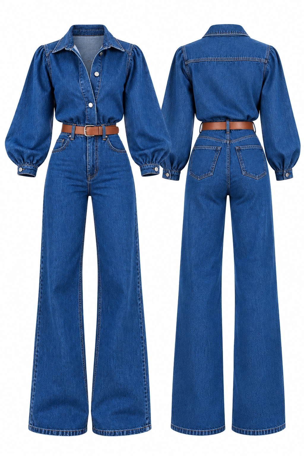 Era Denim Kemerli Premium Tulum