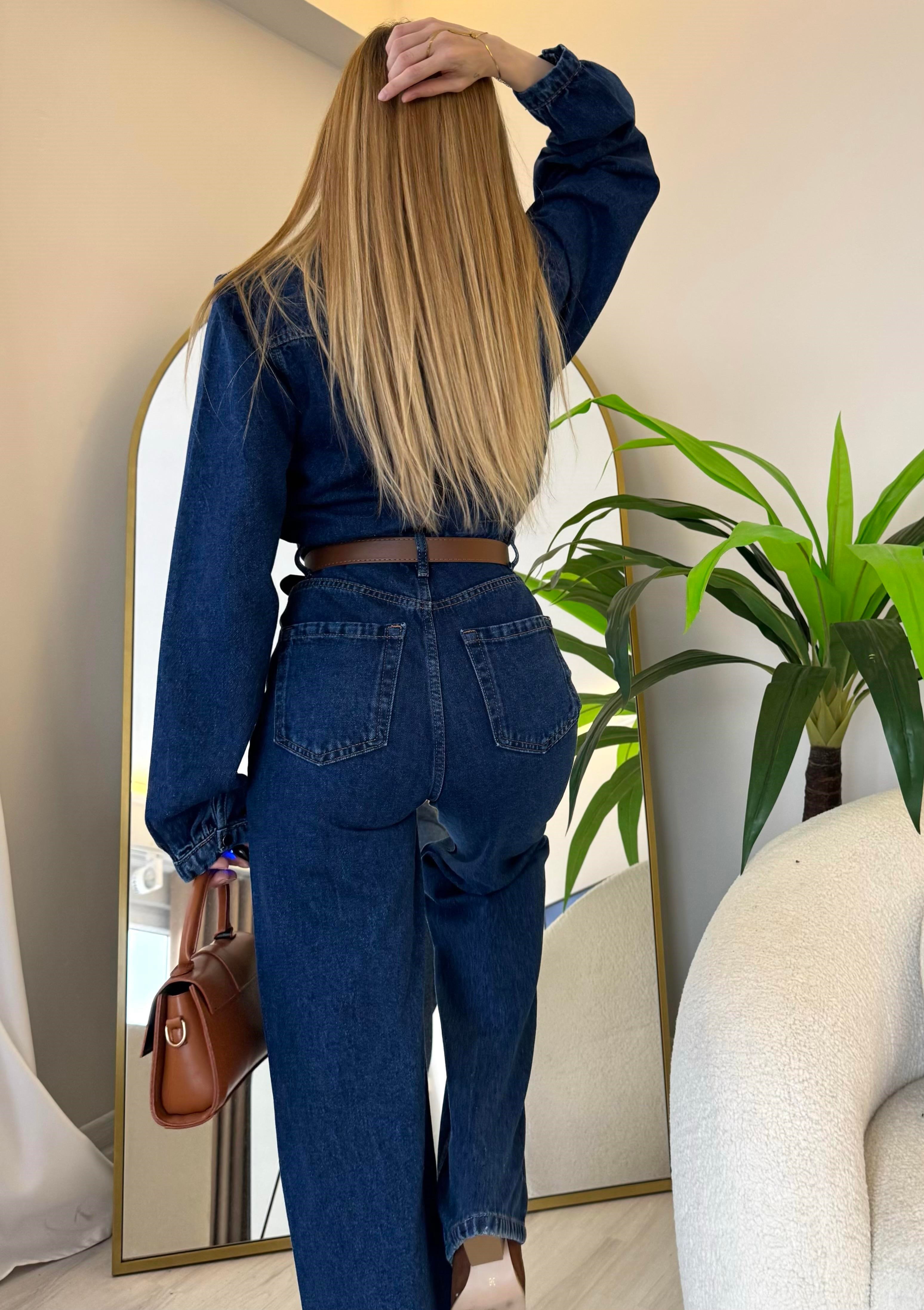 Era Denim Kemerli Premium Tulum