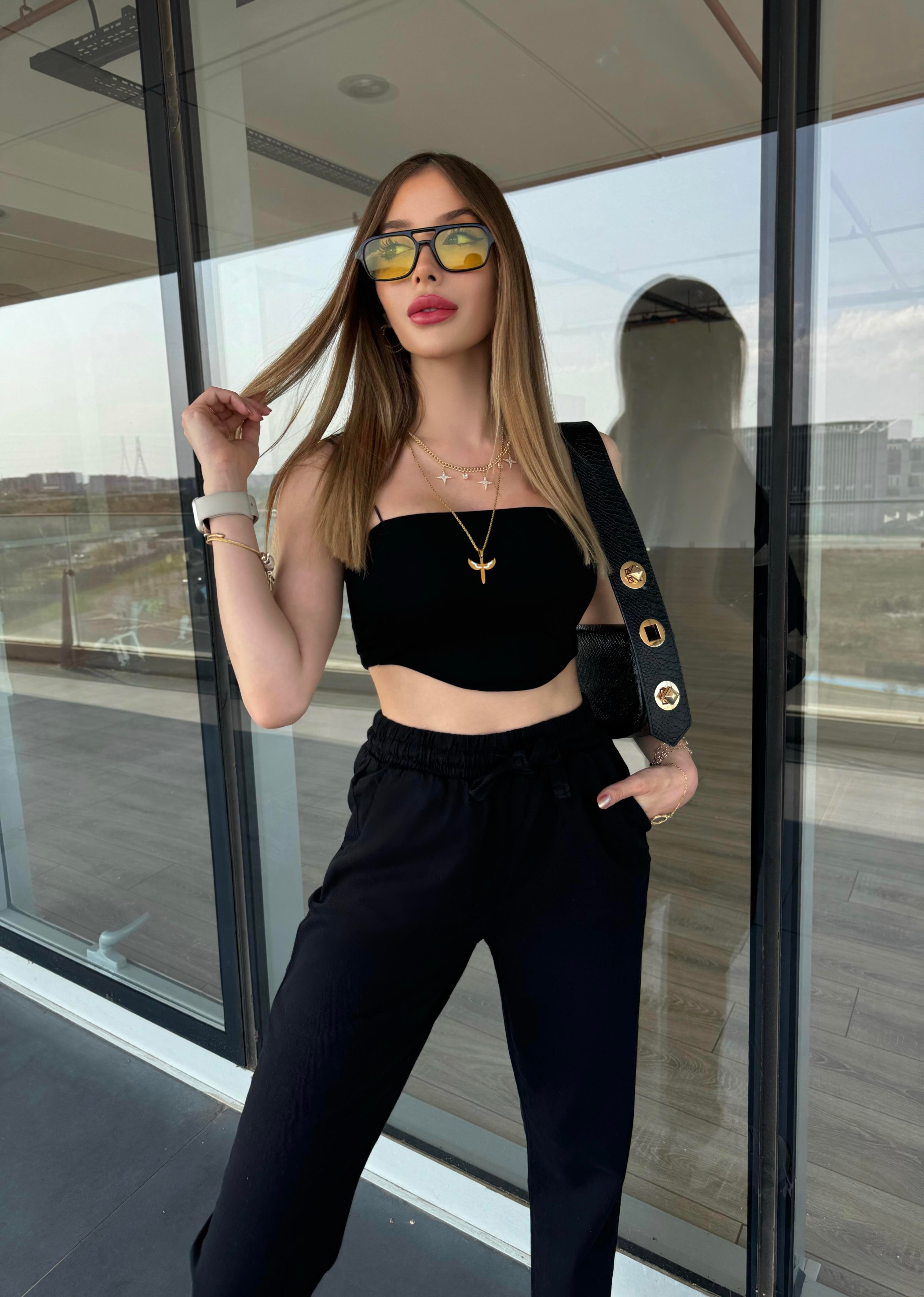 Gabardin Kot Kumaş Havuç Paça Pantolon