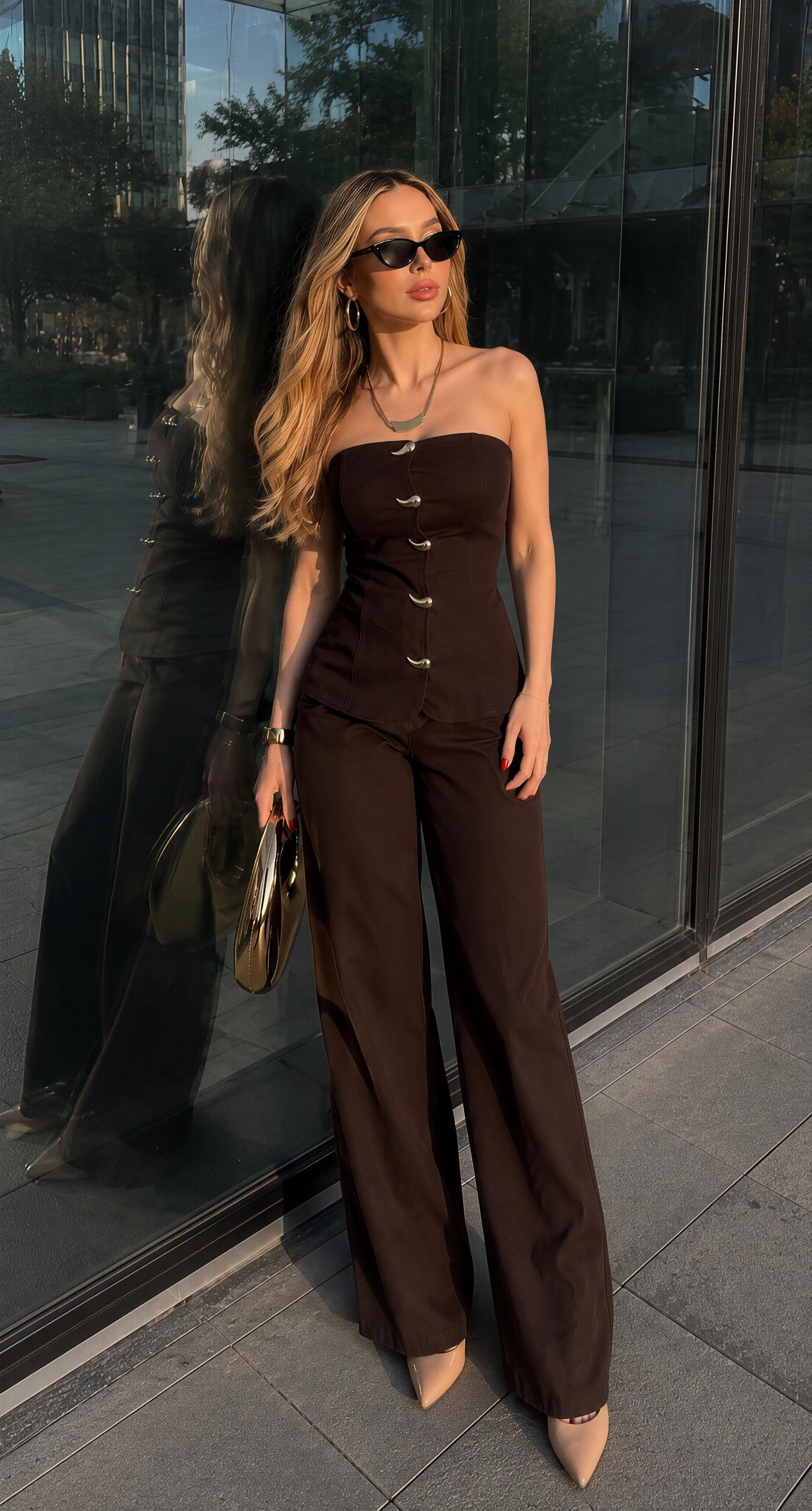 Golden Brown Elegance Takım
