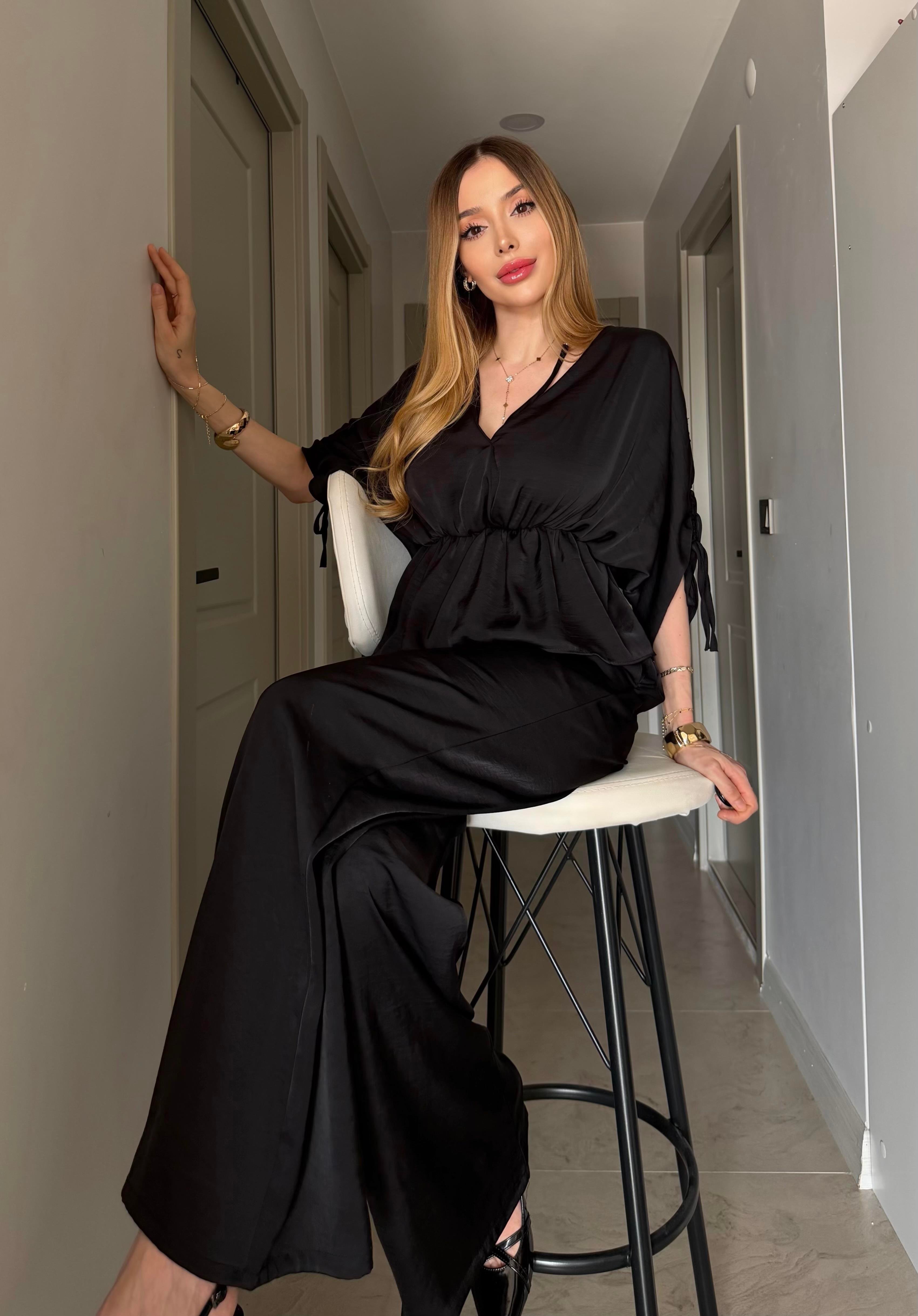 Golden Cord Satin Elegance Takım