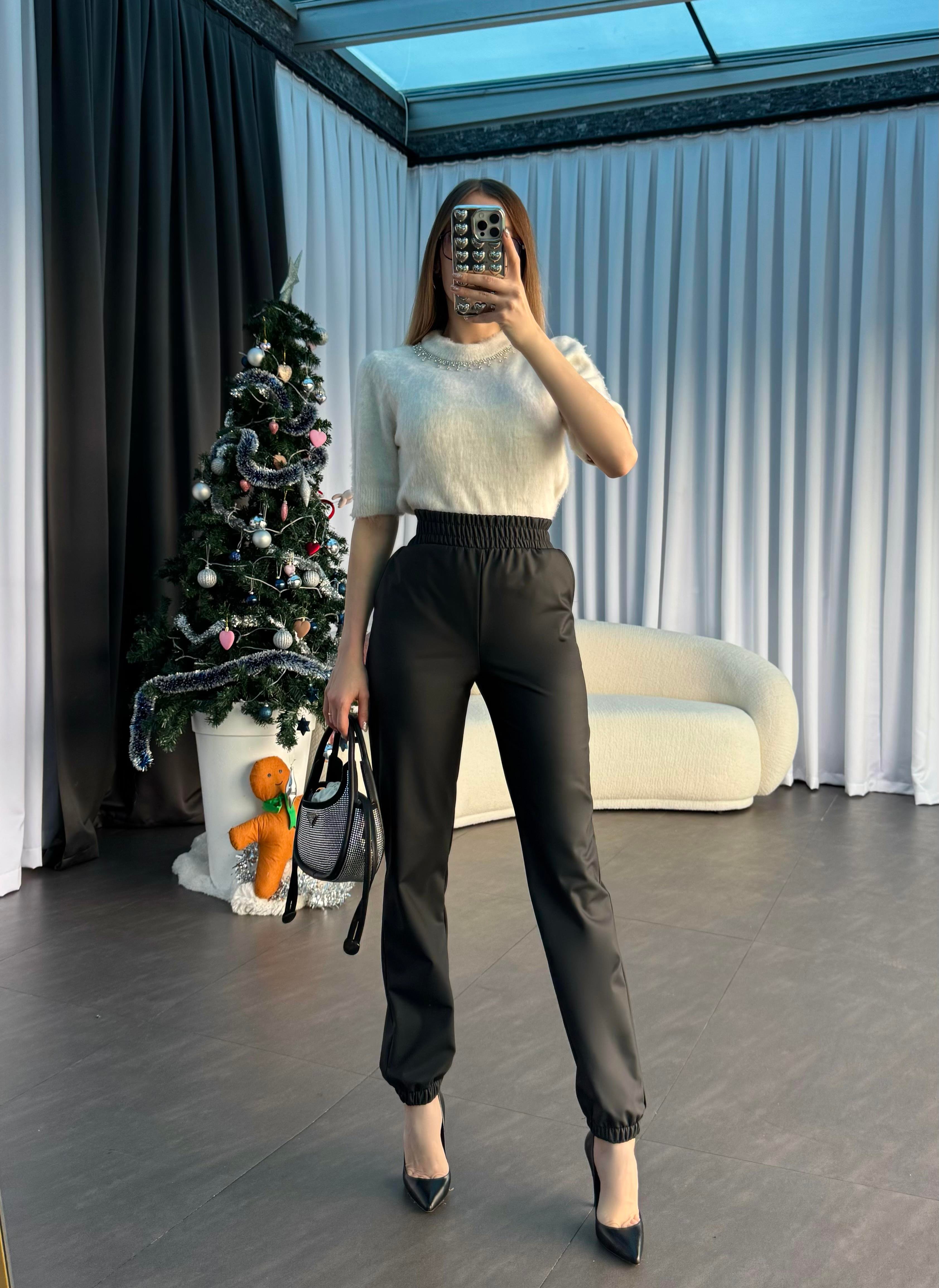 İçi Şardonlu Cepli Jogger Pantolon