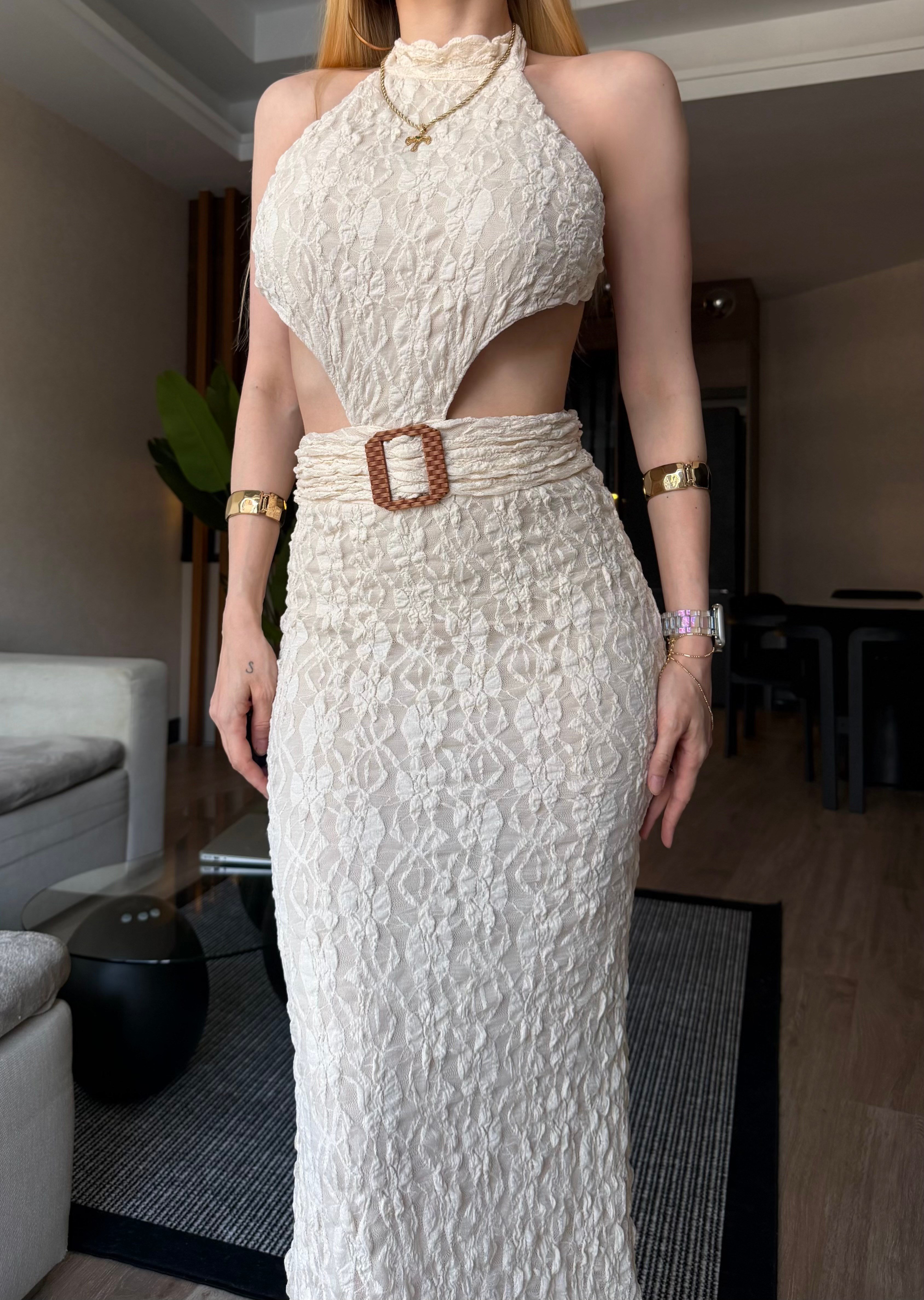 Prestige Lace Aura Tokalı Elbise