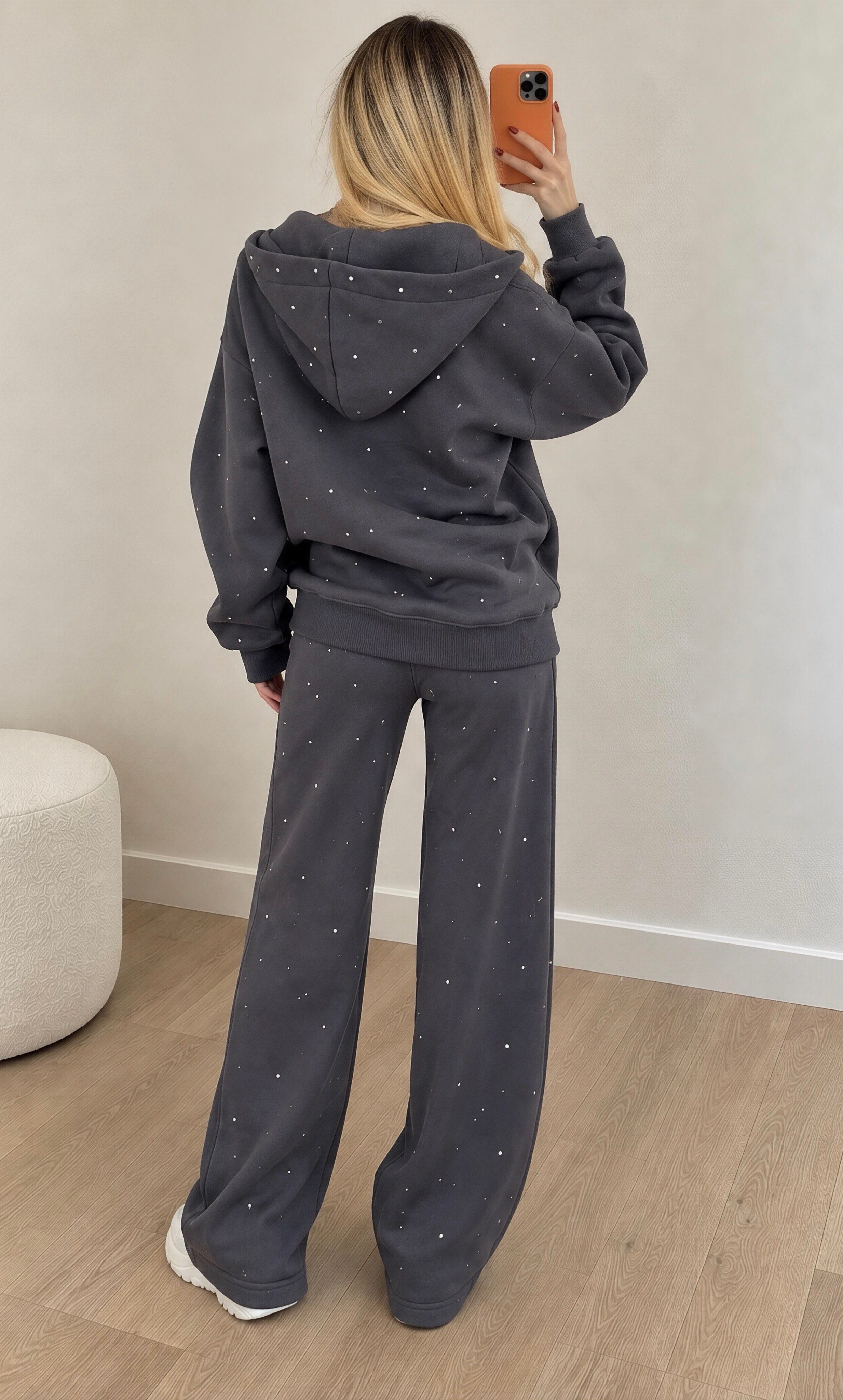 Starry Mood İçi Şardonlu Taş Detaylı Takım