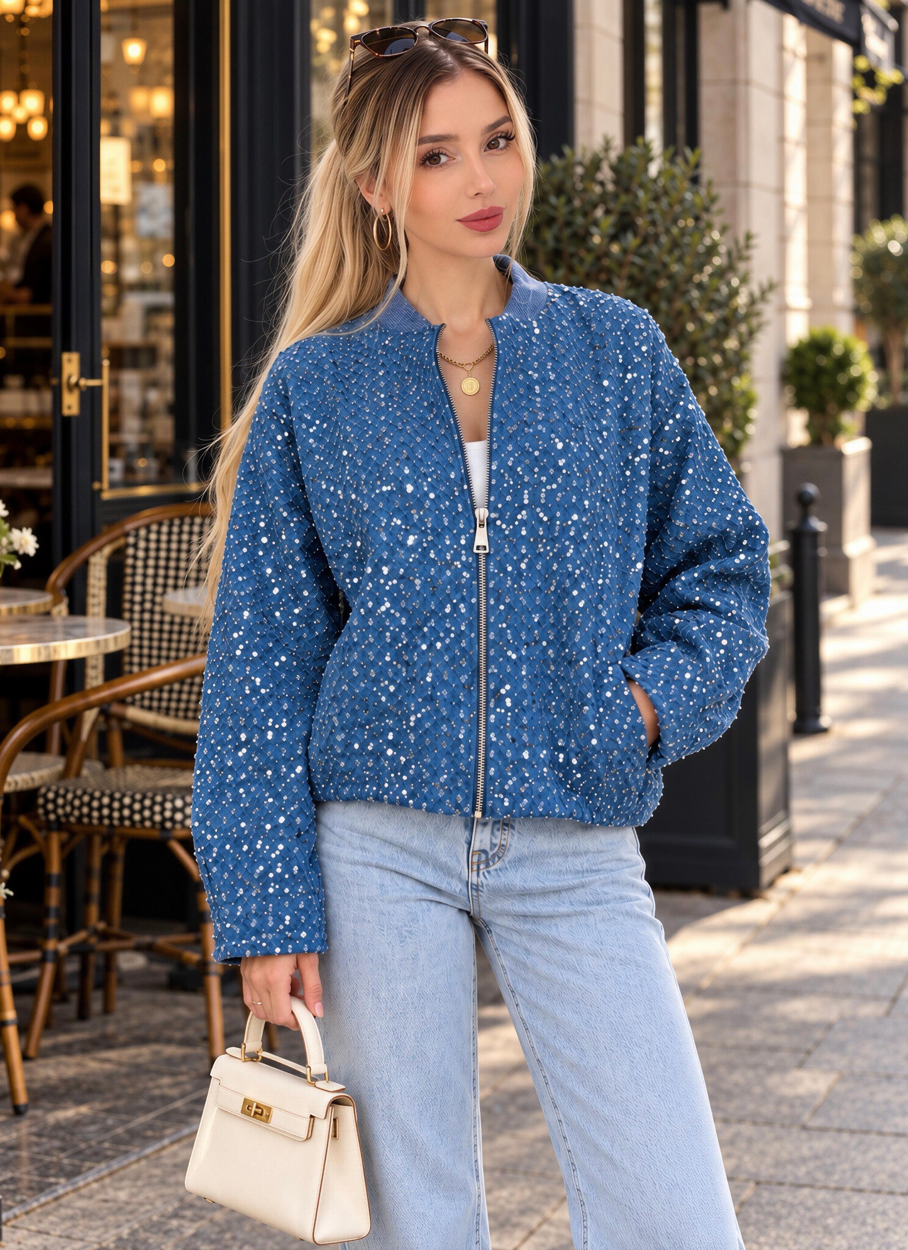 Stella Sparkle Payetli Ceket