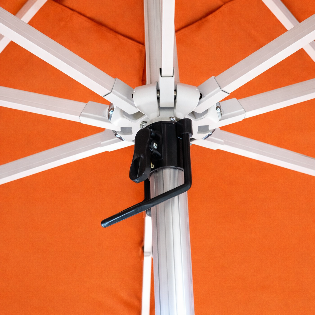 2.5m x 2.5m Turuncu Kare Bahçe Şemsiyesi