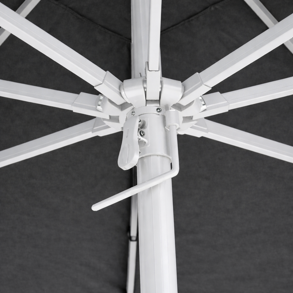 2.5M x 2.5M Outdoor Anthracite Umbrella - Prince 