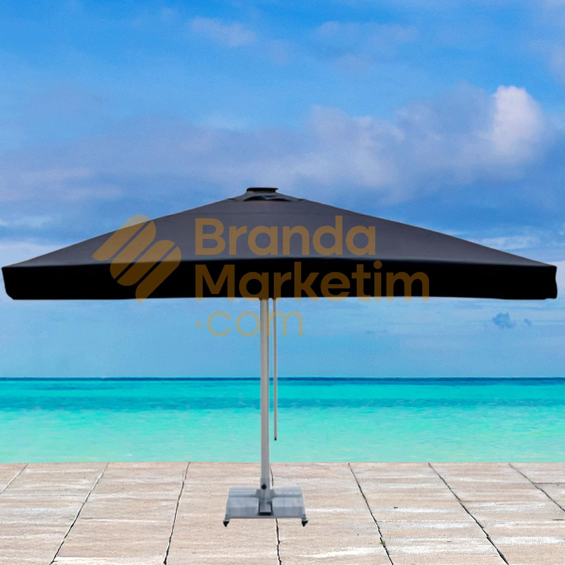 4 mt x 4mt Mega Manual Telescopic Umbrella