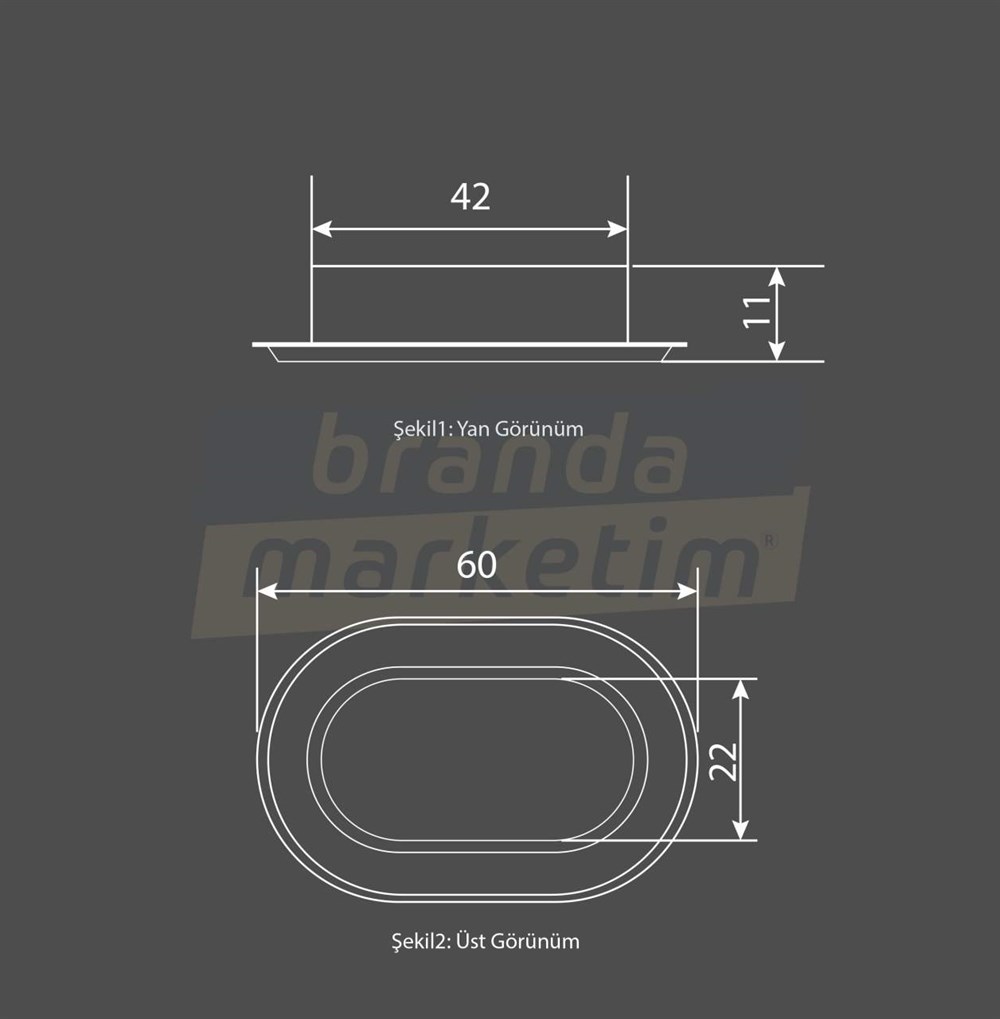 Oval Tır Brandası Kapsülü-500 Adet