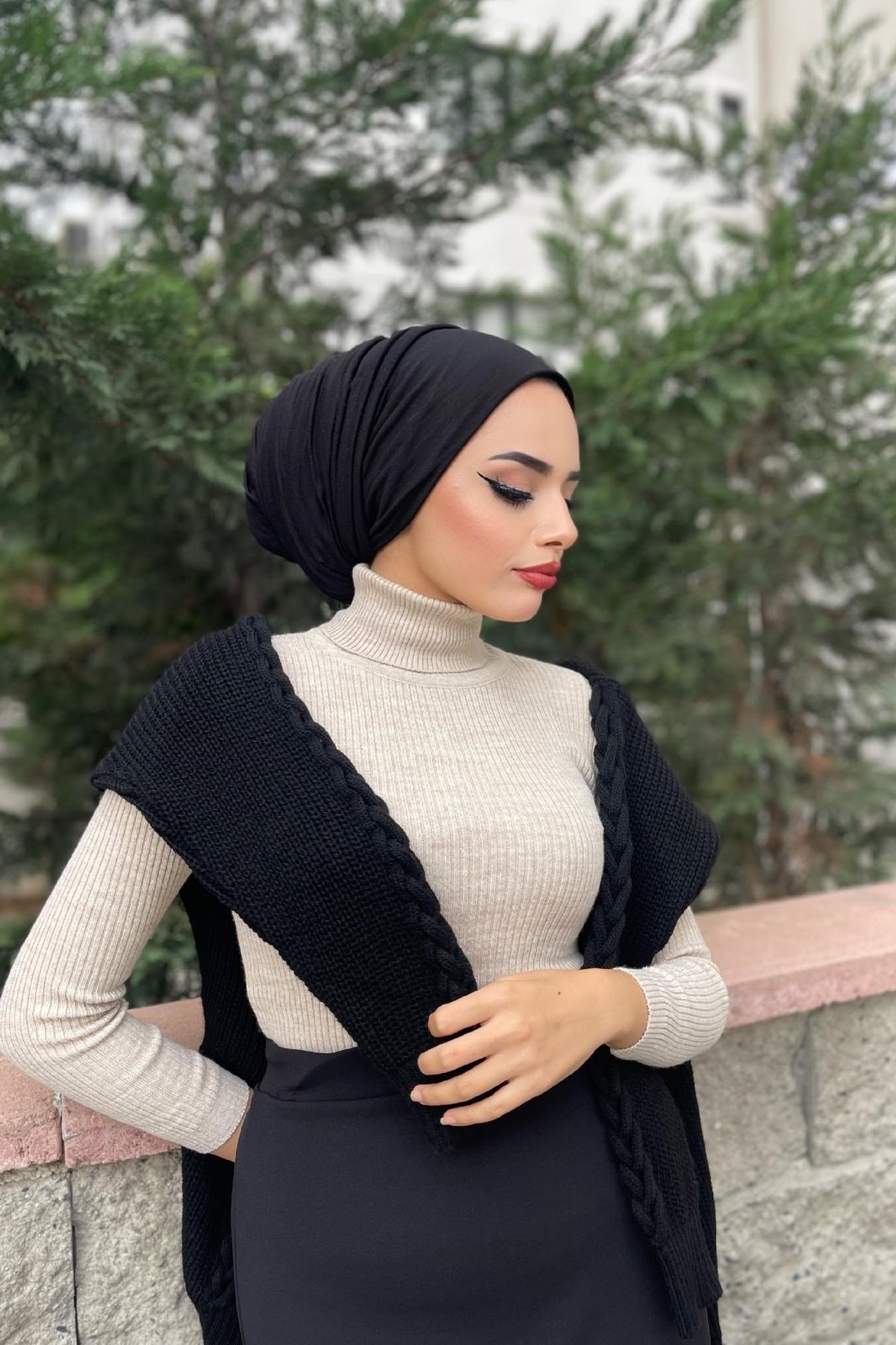 Balıkçı Triko Kazak Bej