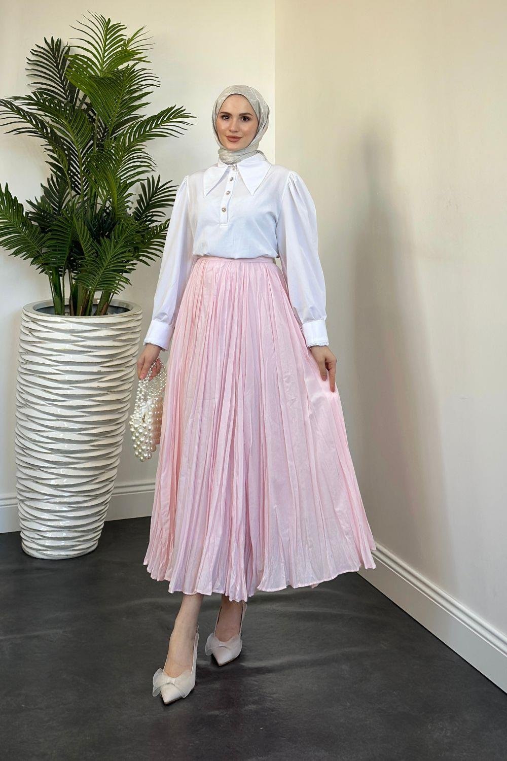 Begonya Vual Etek Pembe
