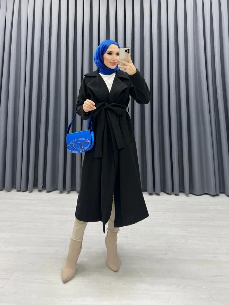 Emma Balon Kol Kaban Siyah