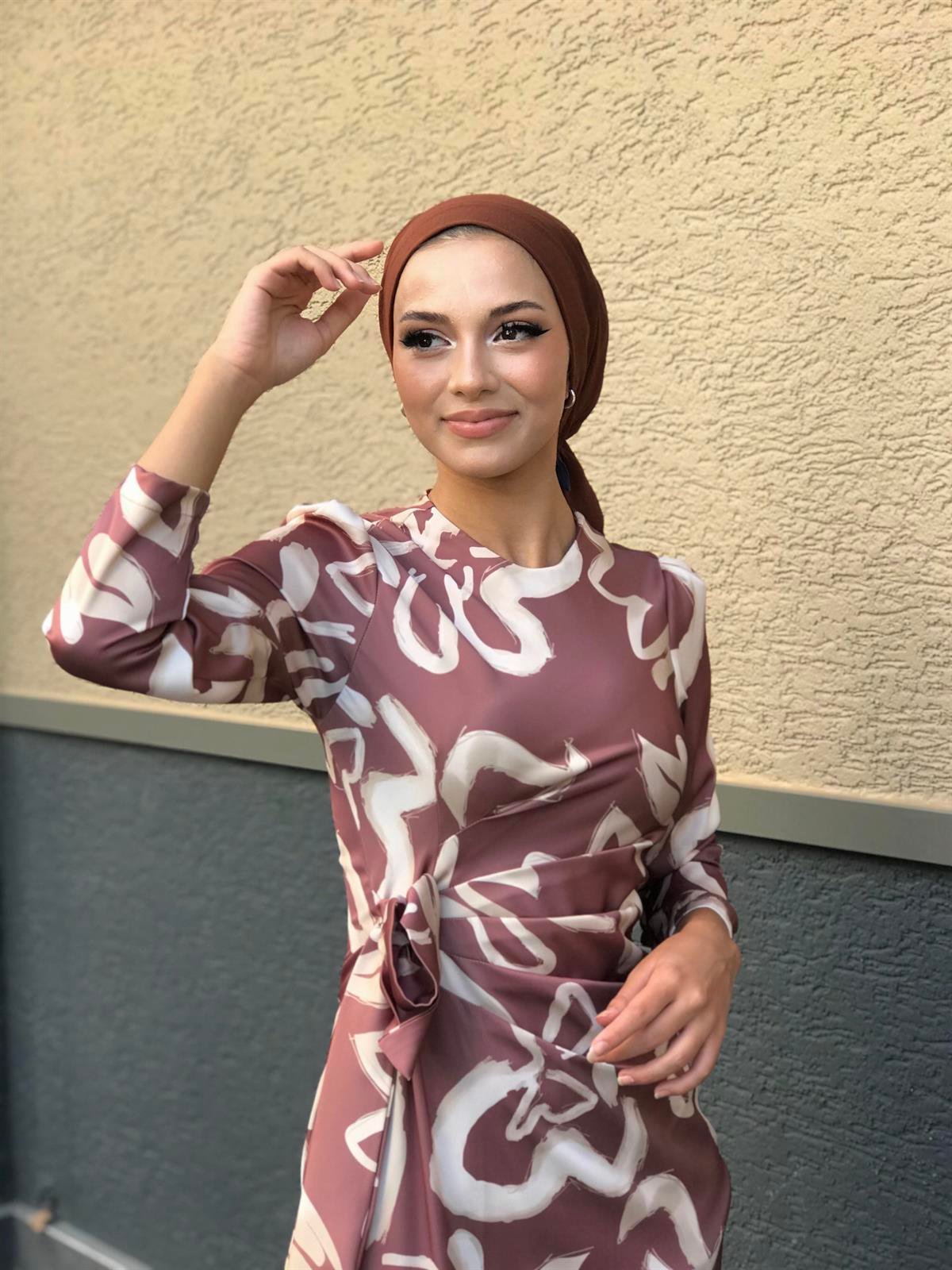 Hiltown Saten Abiye Gül Kurusu