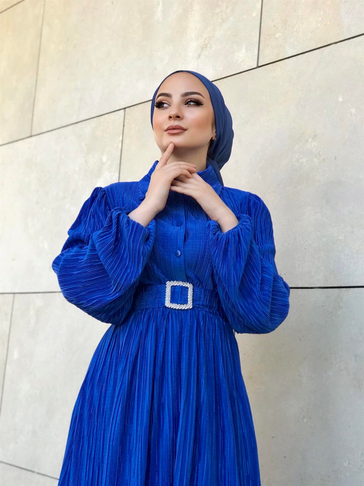 Lena Piliseli Elbise Saks