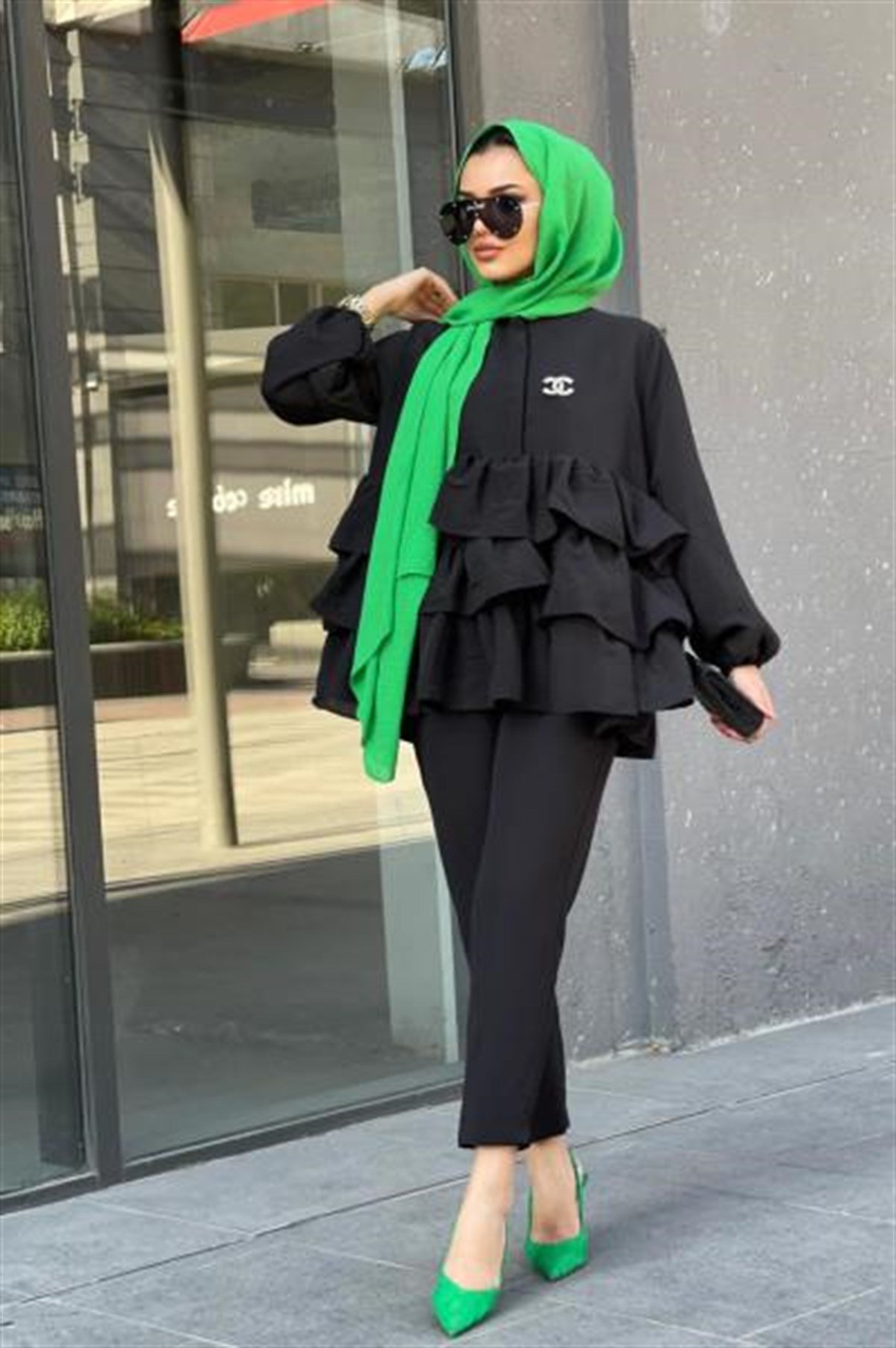 Marul Gömlek Siyah