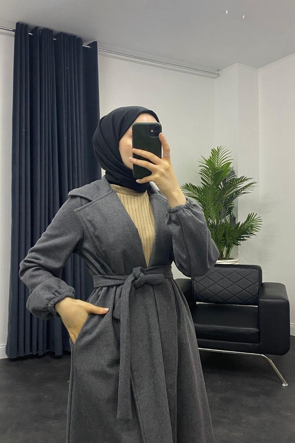 Noris Kolları Lastikli Kaban Füme