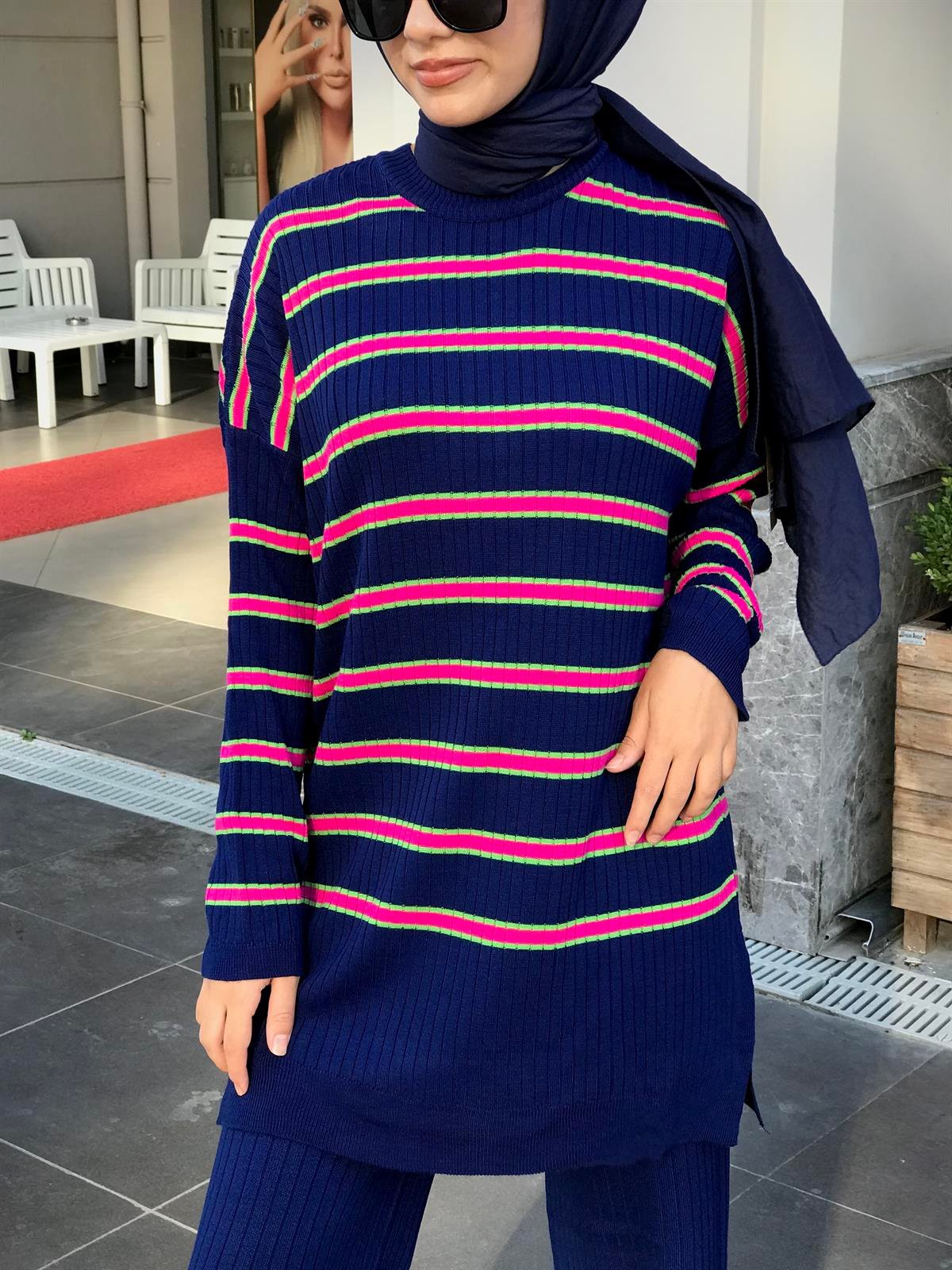 Rüya Triko Takım Lacivert