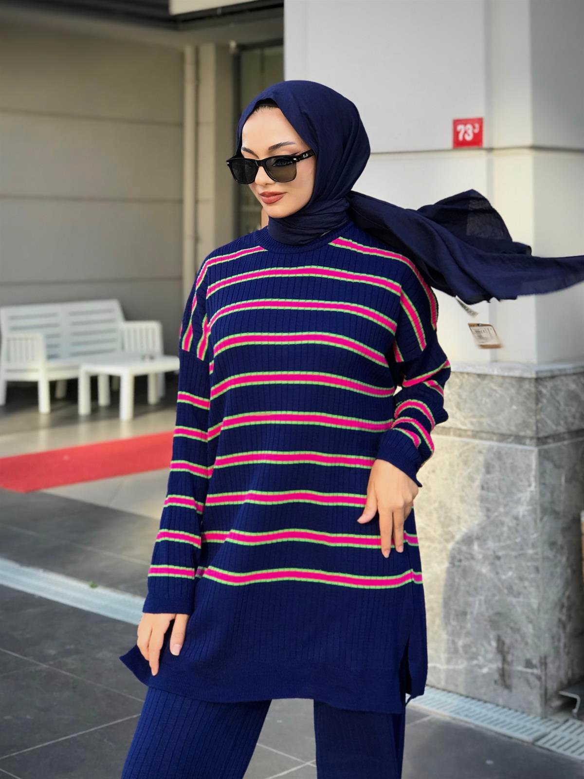 Rüya Triko Takım Lacivert