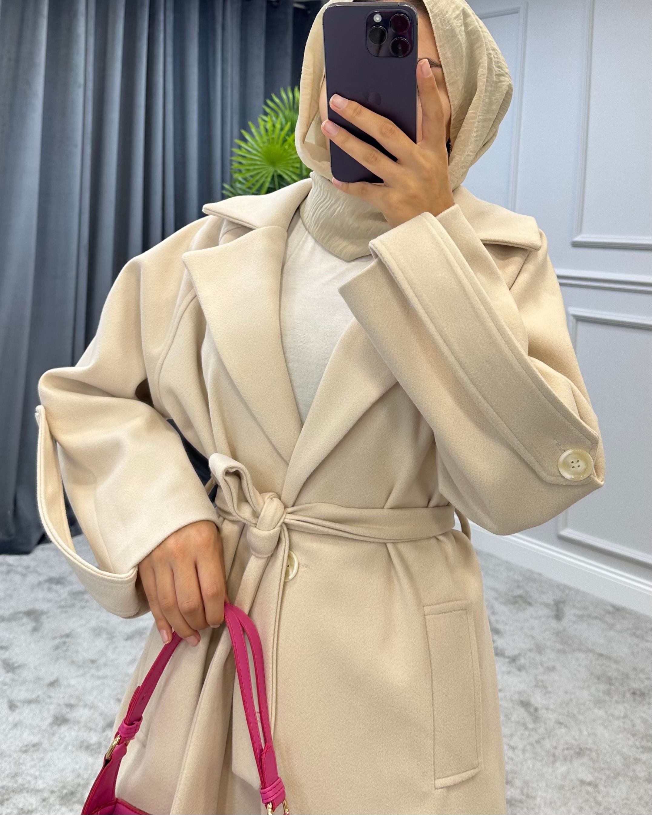 Tolunay Kaşe Kaban Bej