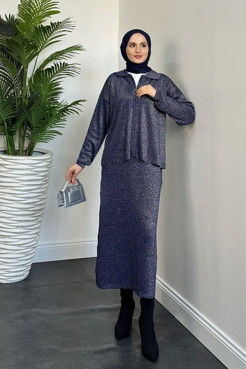 Willow Simli Kalem Etek Takım Lacivert