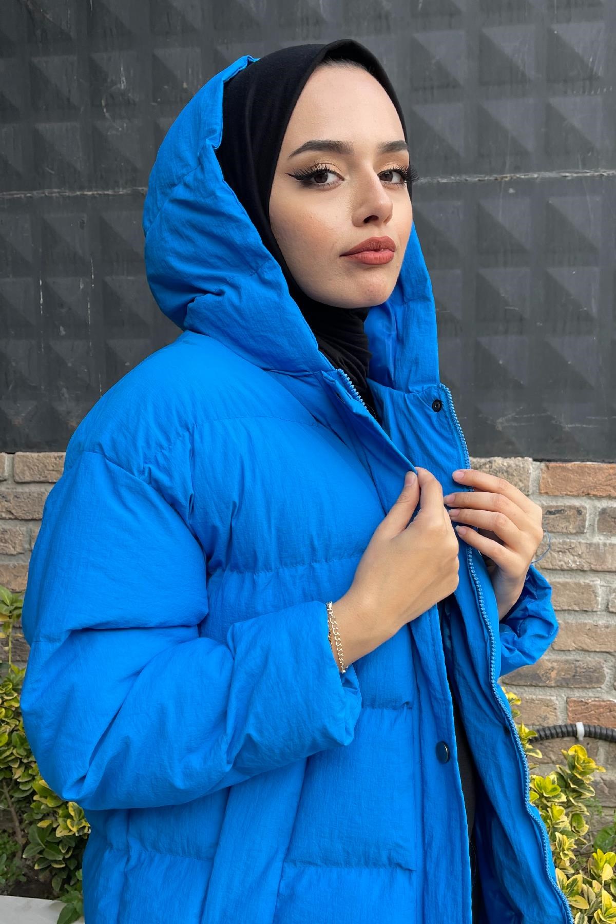 Yanı Çıtçıtlı Mont Saks