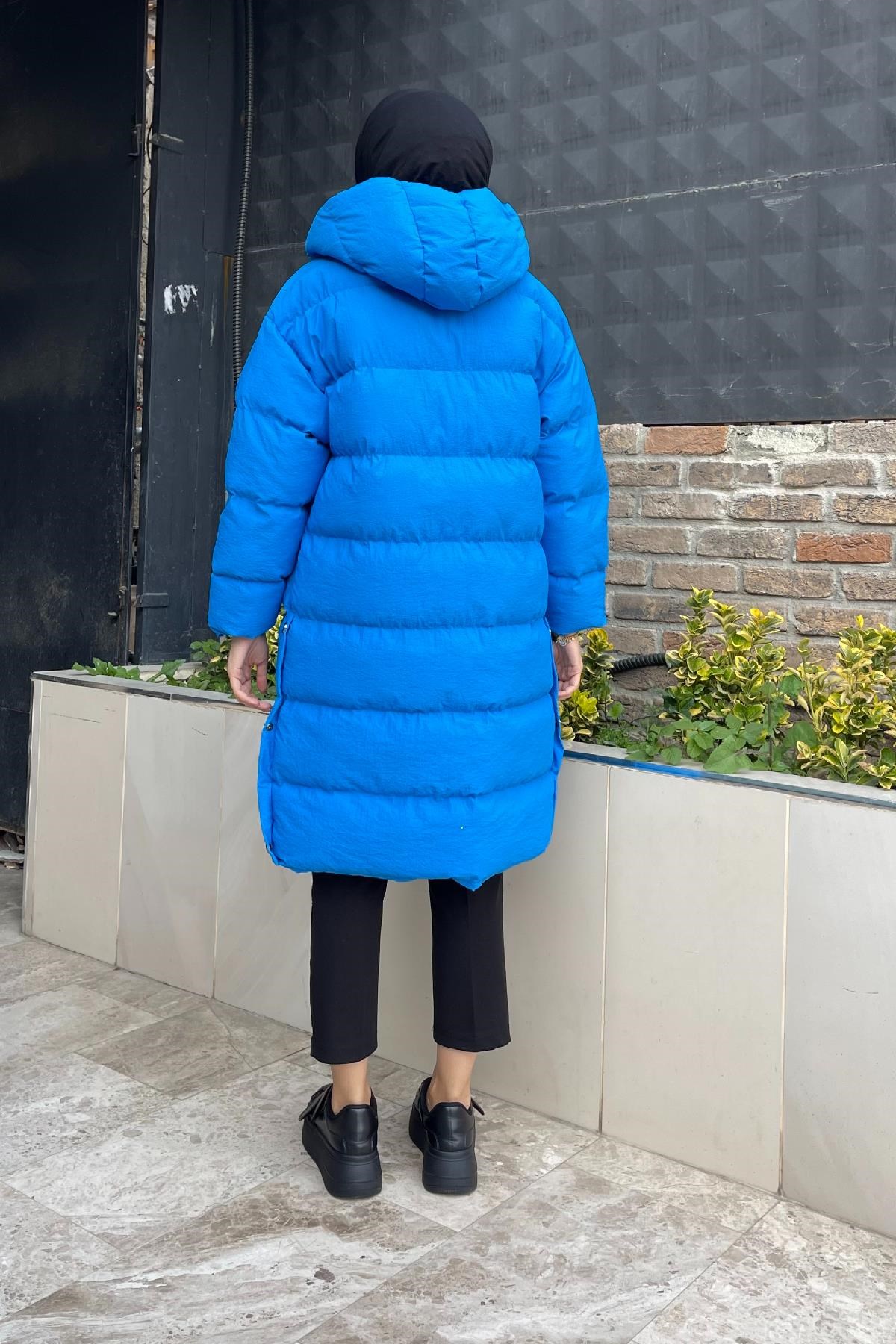 Yanı Çıtçıtlı Mont Saks