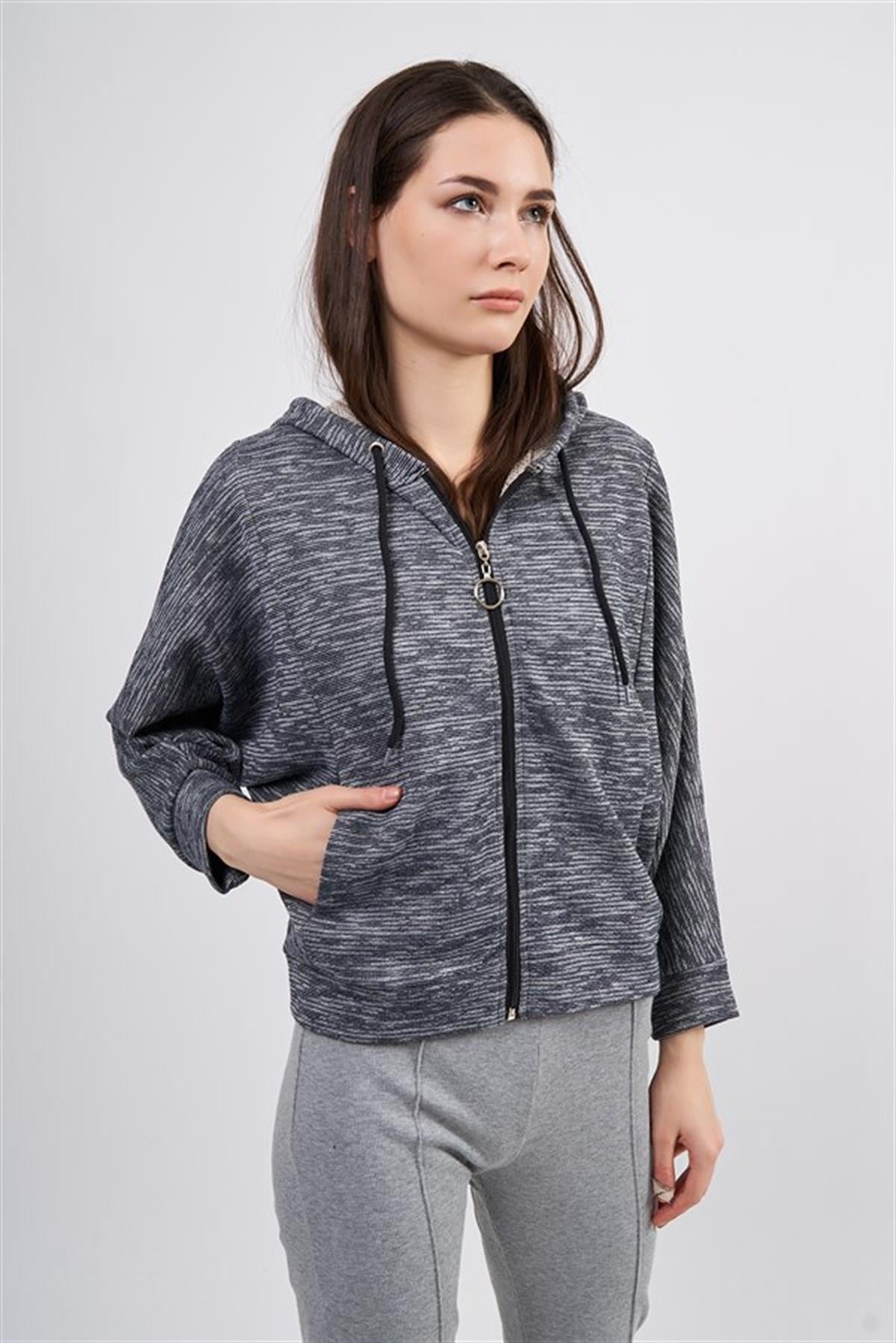 TheCatu Tasarim Kadin Kapüşonlu Sweatshirt