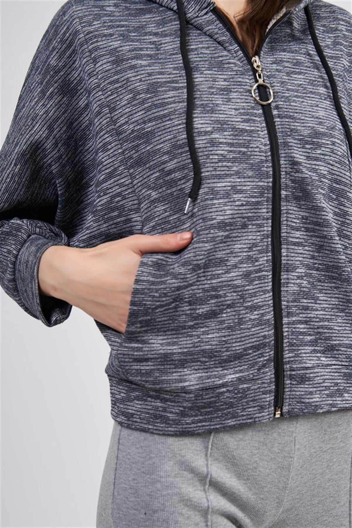 TheCatu Tasarim Kadin Kapüşonlu Sweatshirt