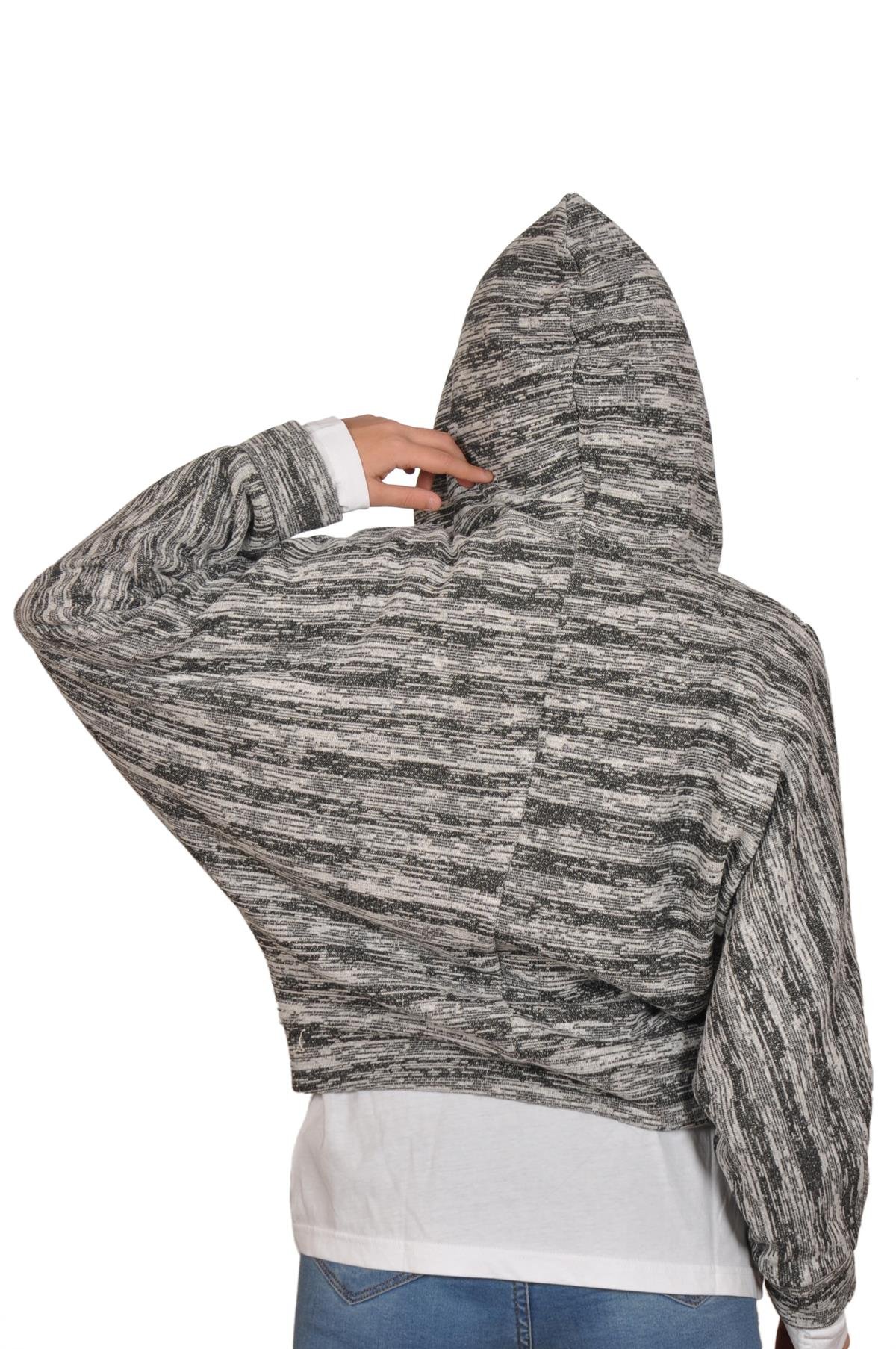 TheCatu Tasarim Kadin Kapüşonlu Sweatshirt
