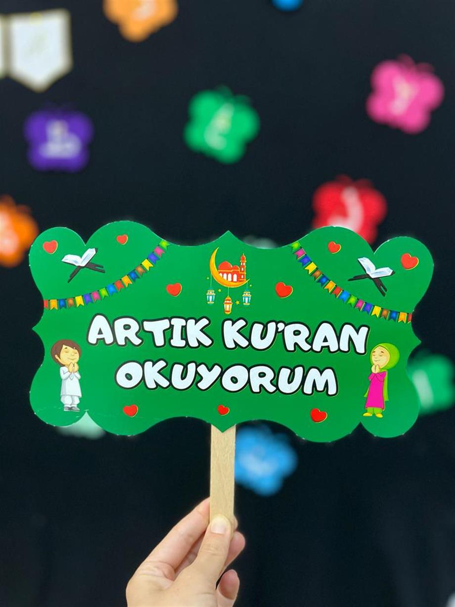 4'lü Kur'an Töreni Pankartı