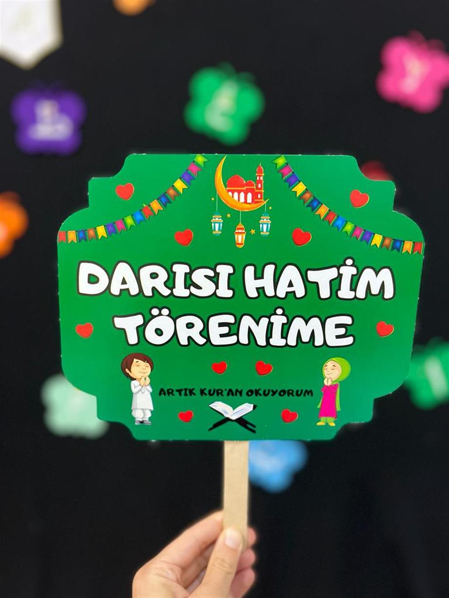 4'lü Kur'an Töreni Pankartı